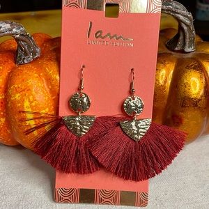 I Am Tassel Earrings Limited Edition